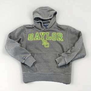 Vintage Baylor ‎ University JanSport Hoodie Womens S Gray Collegiate Athleisure